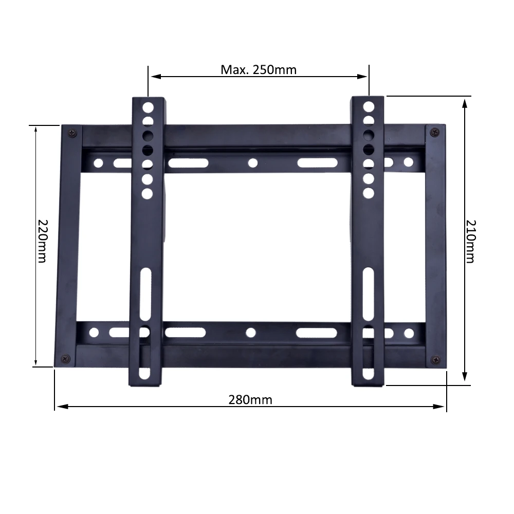 
Vesa 200x100 ultra slim lcd led pdp fix tv wall mount for 15
