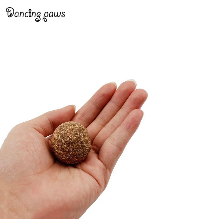 Wholesale high quality natural organic beef flavor ball catnip cat toy