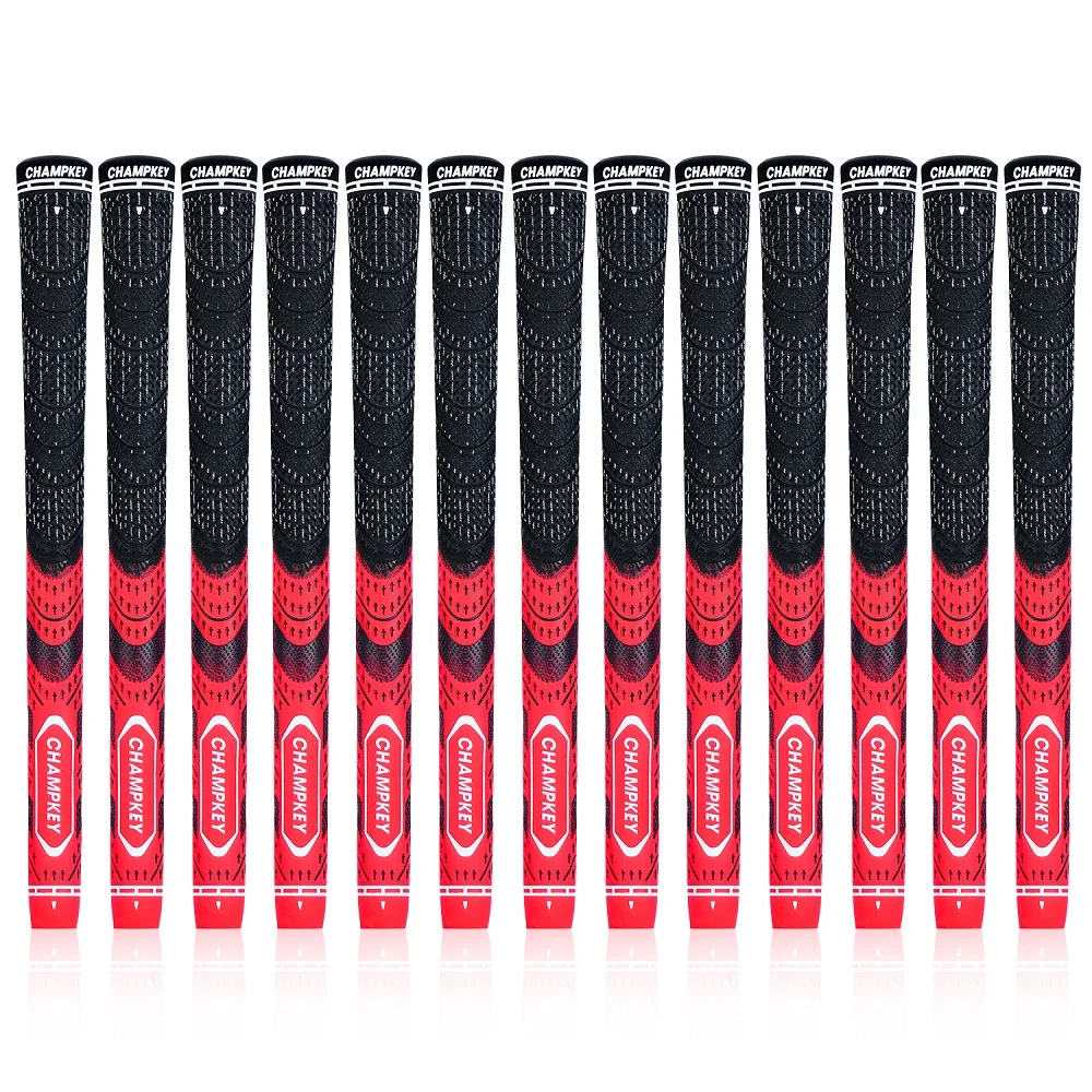 Новые многокомпонентные грипсы для гольфа цвета шампань, красные стандартные и среднего размера грипсы для гольф-клуба