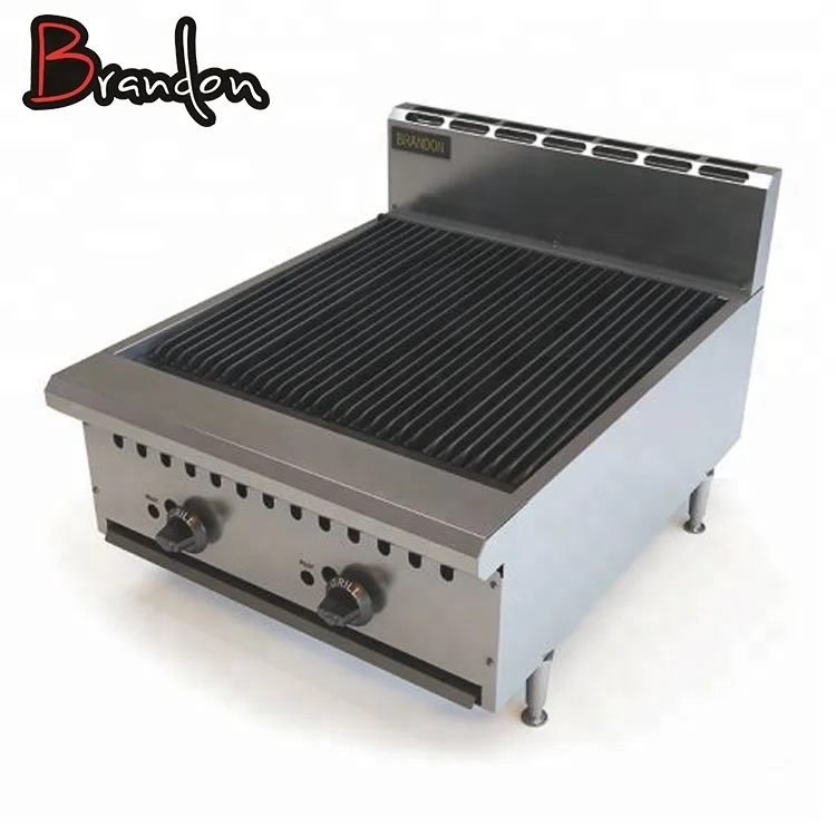 Counter top Food Cooking Stainless Steel restaurant kitchen equipment