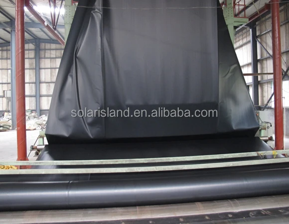 Геомембрана HDPE 2,00 мм для отходов, сточных вод, заусенцев для мусора, седиментационный резервуар