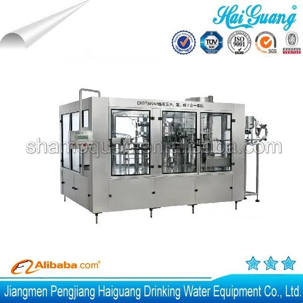Полностью автоматический полный питьевой воды для фасовки линия