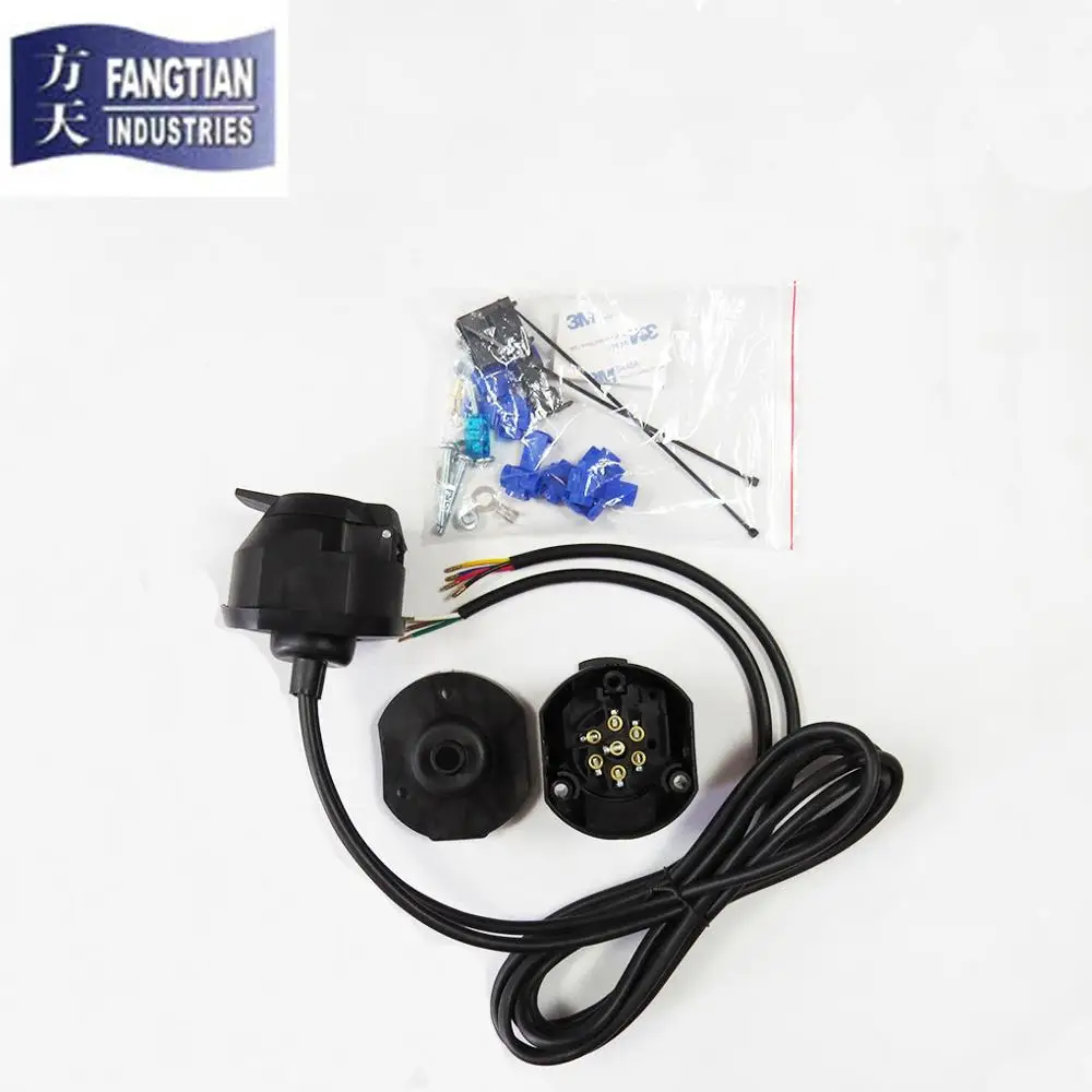 Европейский стандарт ПВХ кабель прицепа комплект 7-жильный кабель с розетка трейлера