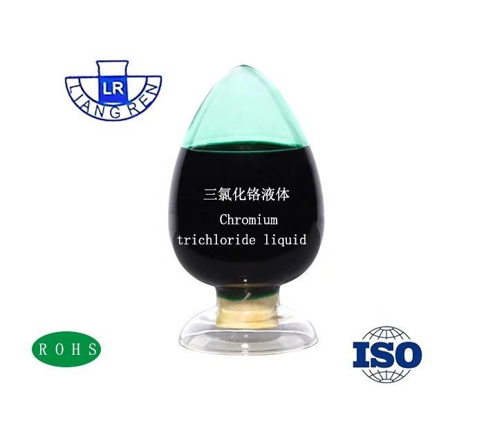 Высококачественная жидкость 98% хлорида хрома, используемая в качестве клея для бурения нефти, для хромового покрытия и морды, реагент