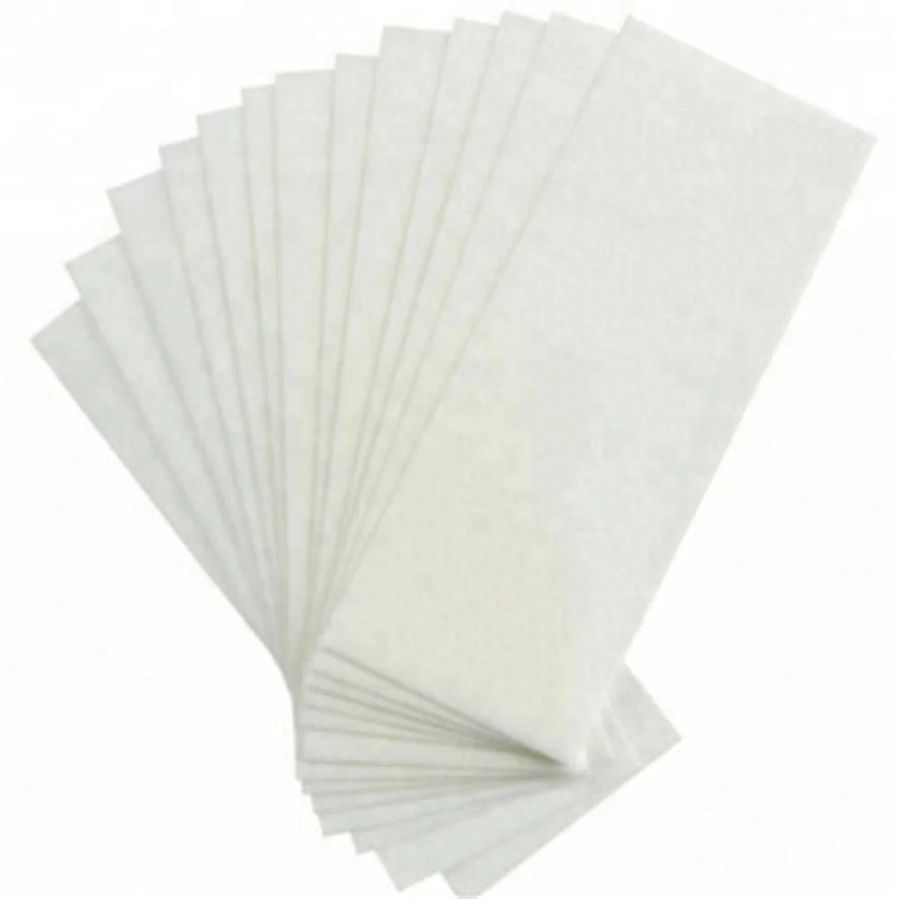 Free sample wholesale  Muslin white/biege wax strips for beauty salon use