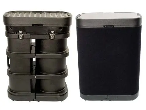 China rotomolding plastic showcase with custom design made of LLDPE