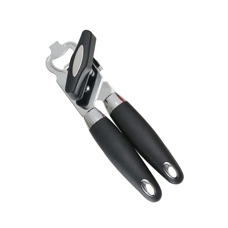 China suppliers kitchen gadgets black red customized luxury stainless steel wall mount jar can bottle opener