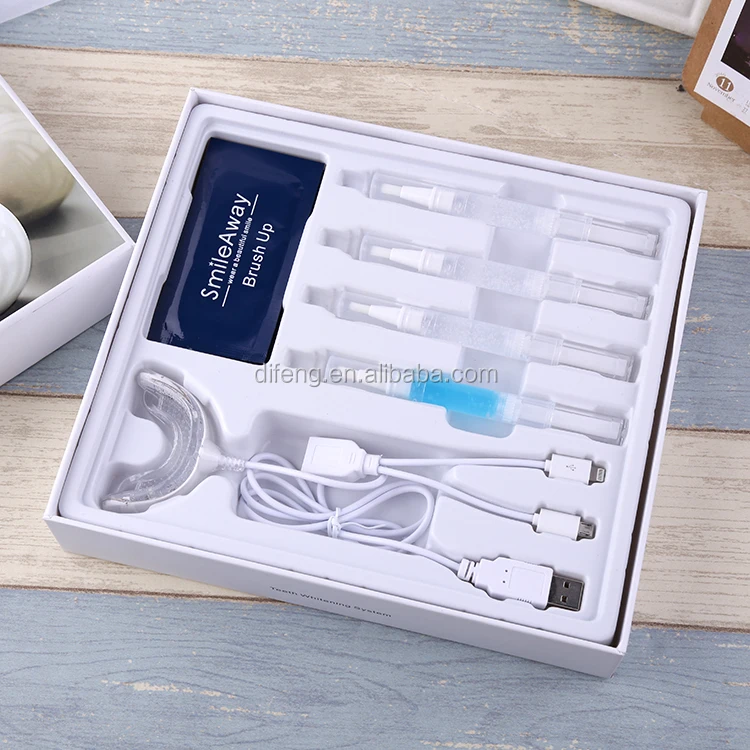 Other Teeth Whitening Accessories Teeth Whitening gel Pen kits private logo LED light kit teeth whitener