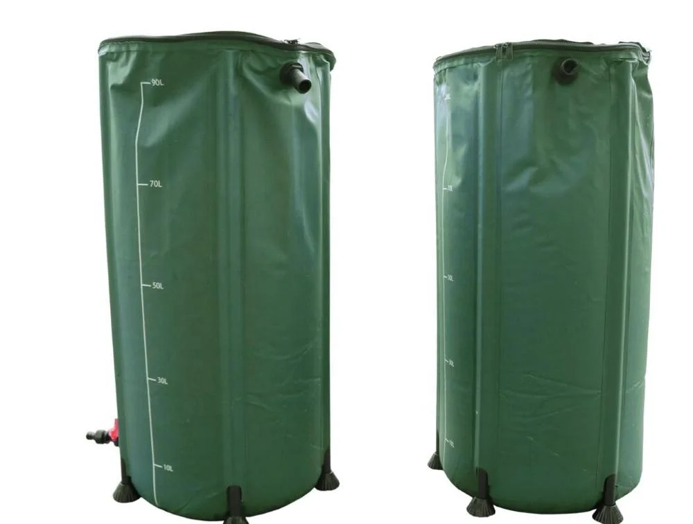 2023 hot sale garden water butt 26GALLON/50GALLON/60GALLON/70GALLON/132GALLON Collapsible RAIN Water Storage Barrel