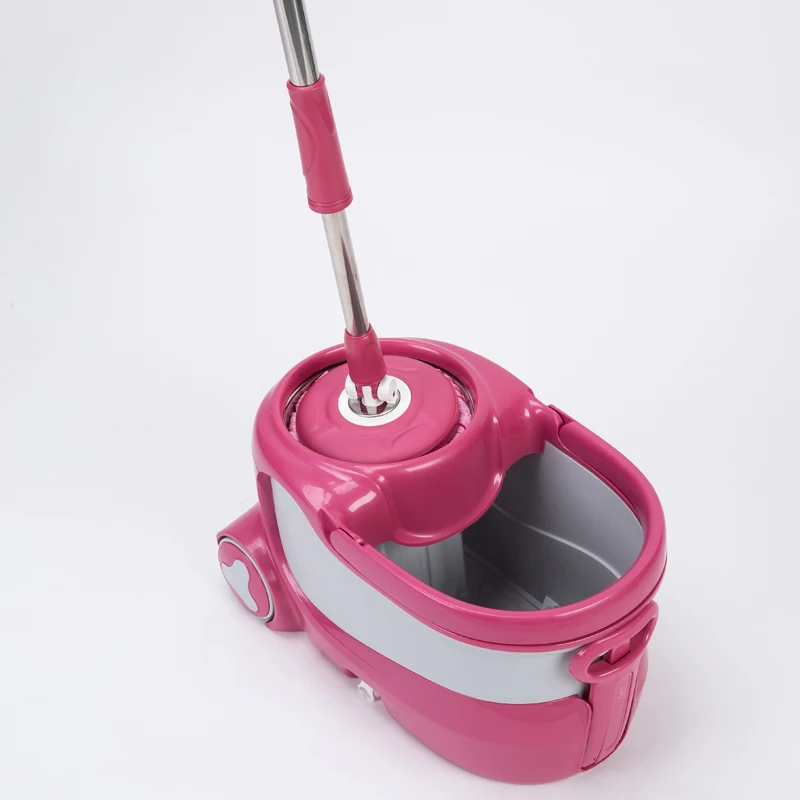 magic sticker  cleaning  360 spinning   mop  with adjustable  handle