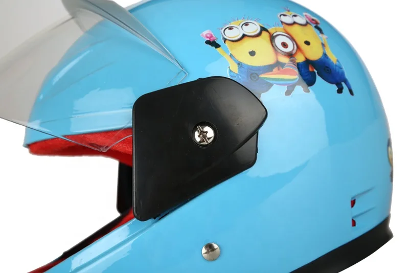 Four Seans Dark Blue Full Face Motorcycle Casque Go kart helmet MTB ATV Motorbike headgear