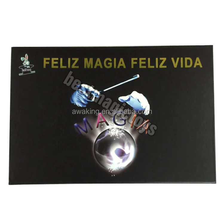 FELIZ MAGIA FELIZ VIDA spanish language and OEM kids easy magic kit custom