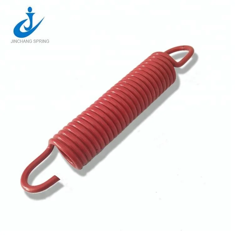 High precision long constant force extension spring with hooks
