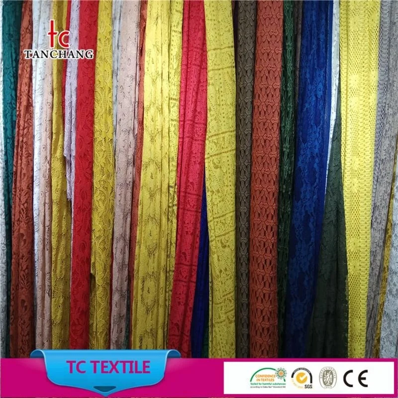 factory wholesale fancy lace fabric market in dubai for clothing LSML3024