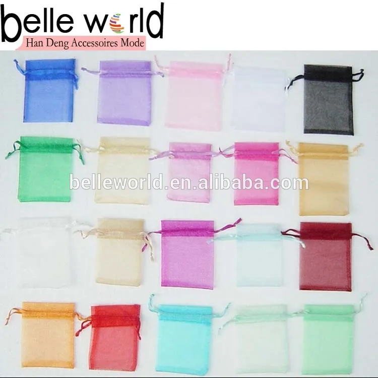 оптовая 10*15 см ювелирных изделий подарок органзы мешок