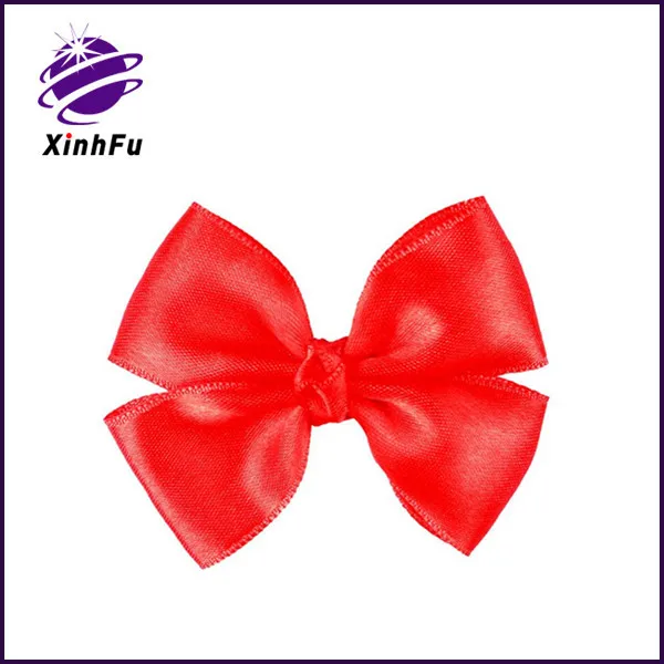 wholesale customized all kinds of size,shape outdoor red ribbon bow for packing gifts box for Christmas
