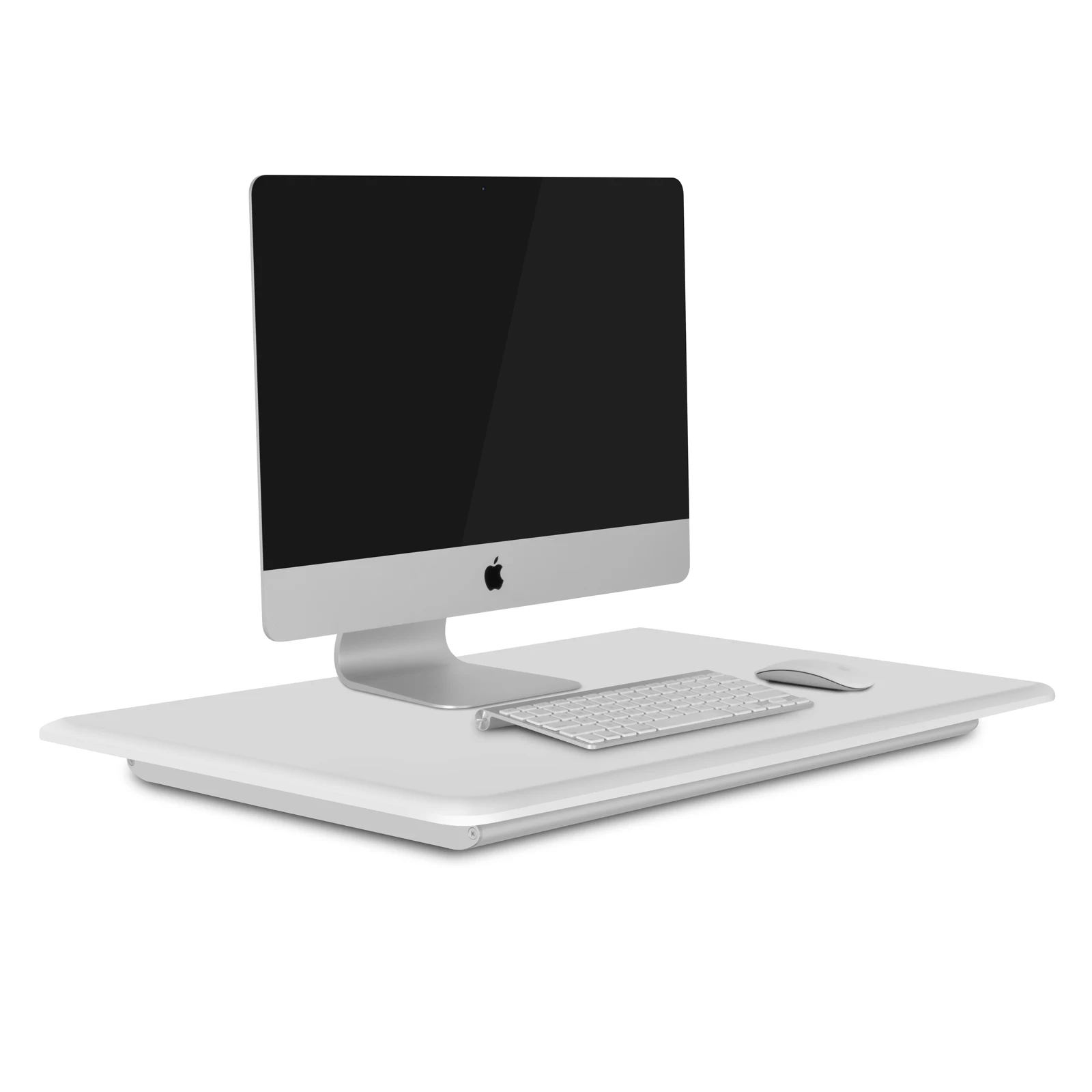 
UPERGO Standing desk riser monitor 30inch height adjustable foldable aluminum made infinitely sit to stand computer desk 