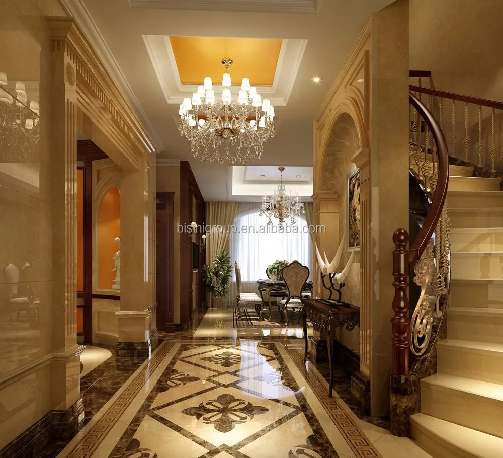 Professional 3d Interior Design Plan of European Style Hotel Corridor and Hallway