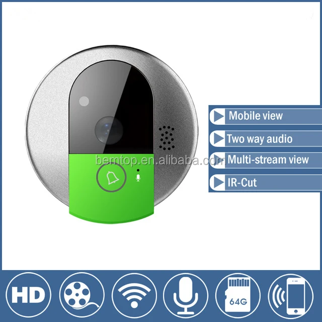 
Wireless Doorbell Camera IP Door Intercom Night Vision WiFi Video Door Phone Recorder Bell Phone For IOS Android 
