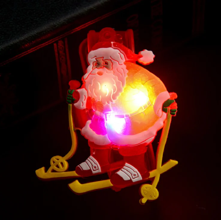 
Christmas cartoon light up rubber bracelets colorful watch LED Flashing Light Luminous Bracelet for children kids toy 