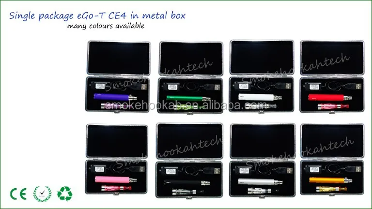 Factory Wholesales Fashion Design e-cig metal Case e Cigarette Box ,ego metal box