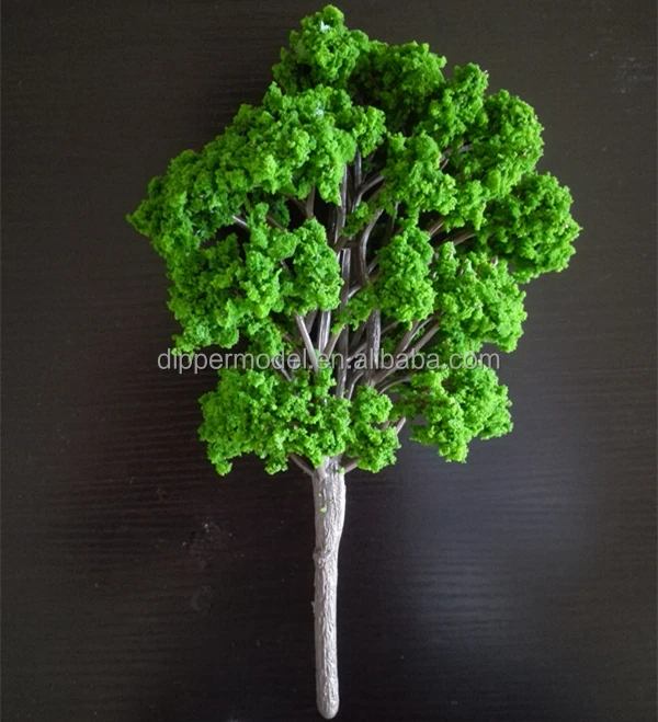Hot selling artificial scale miniature model trees for model train railway and architectural building model landscape layout