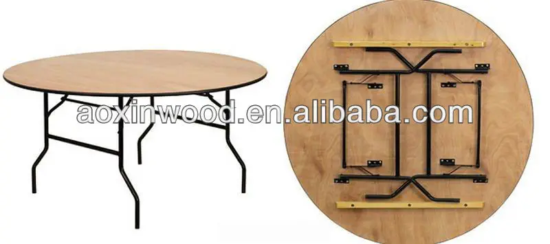 Round Table PVC edge with Plywood top for sale / outdoor