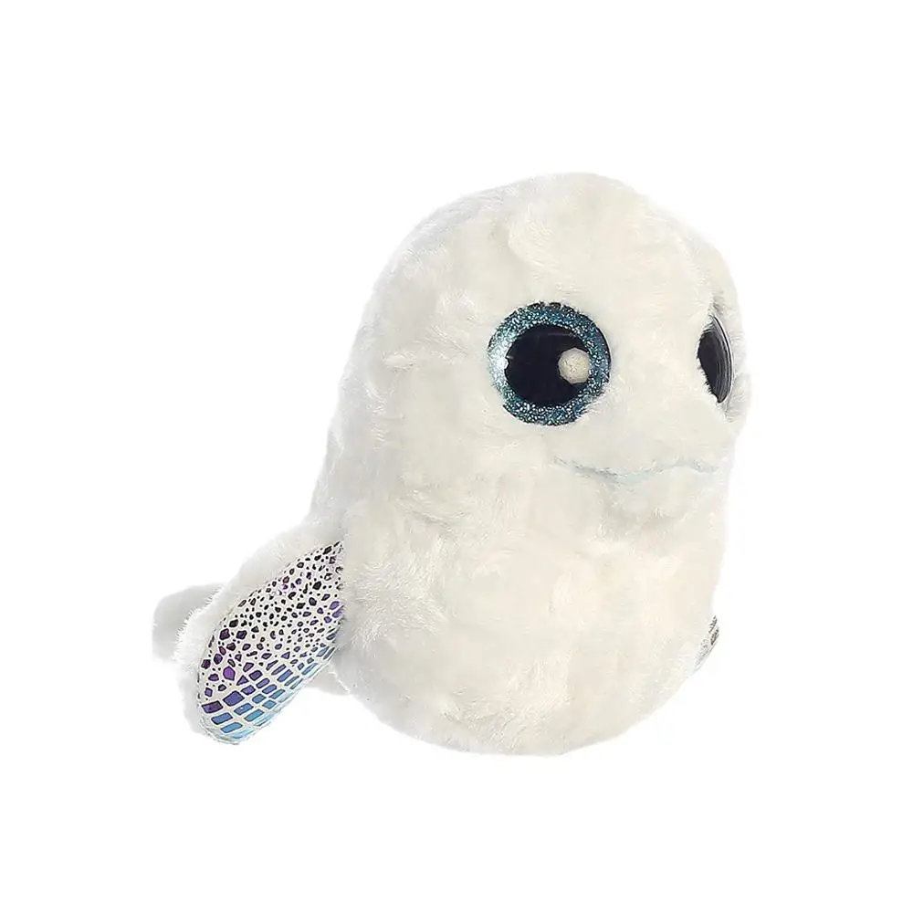 Cute stuffed shining animal big eye sea lion with plush china toy import
