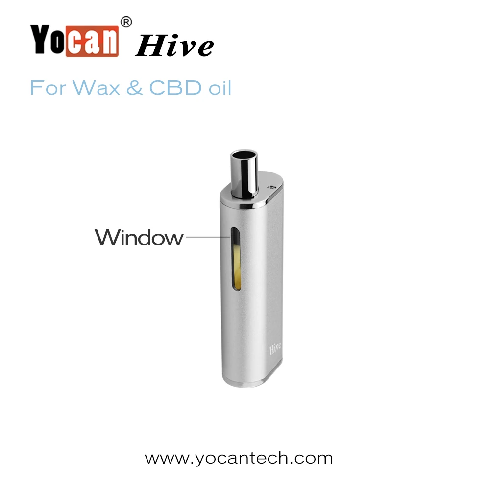 
2017 New Quit Smoking Machine Yocan Hive magnetic connection wax atomizer tank/glass cbd tank 