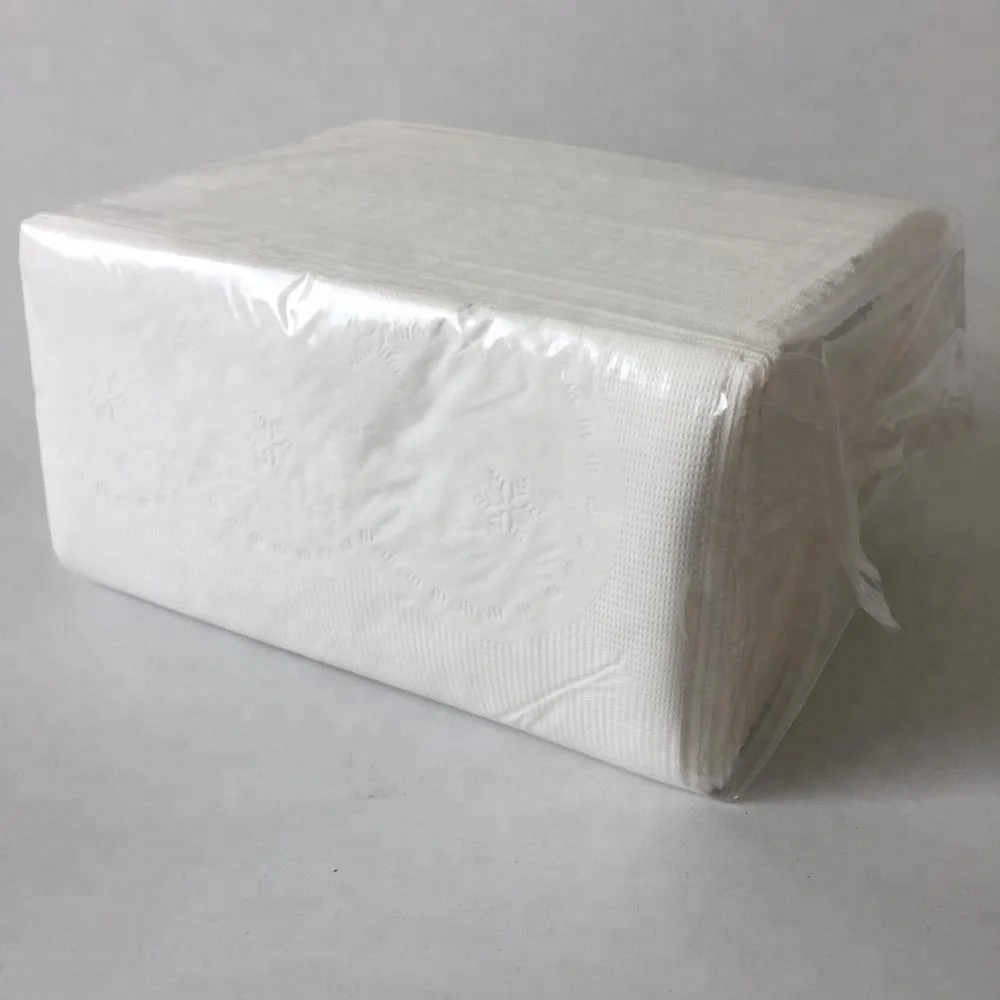 High Quality 2 Ply Paper Virgin Dinner Napkin Paper Napkins & Serviettes WHITE Virgin Wood Pulp Bag