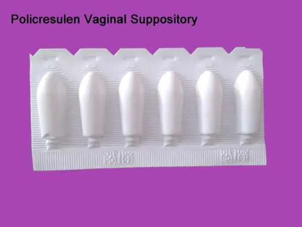 
vaginal suppository for vaginal inflammation infection 