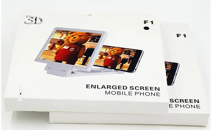
2018 Mobile 3D screen enlarger for smartphone Large Screen Magnifier for Mobile Cell Phone Enlarge Screen 