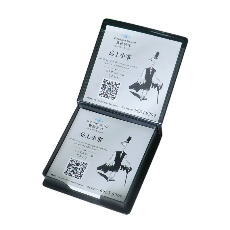 
Promotional PU Leather Cover Sticky Note Sets/Memo Pad /Sticky Notes with Calendar 