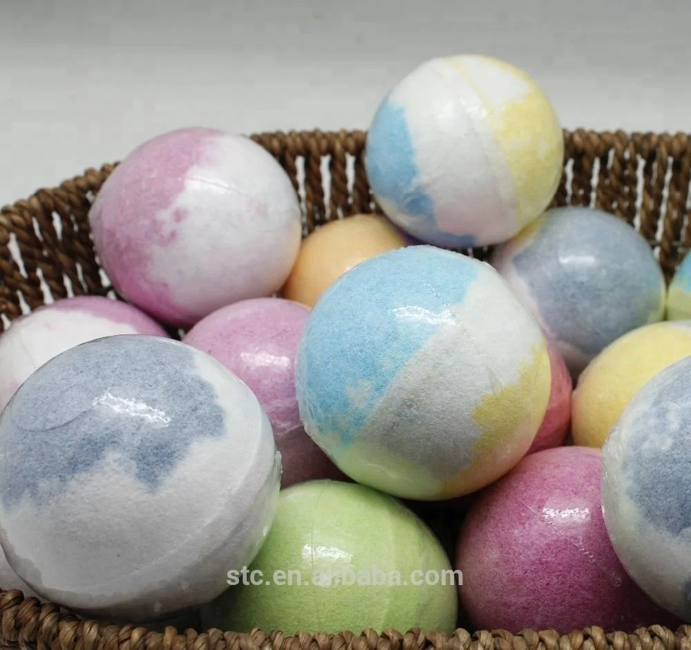 Natural colorful bubble shea butte gift set bath bomb for women