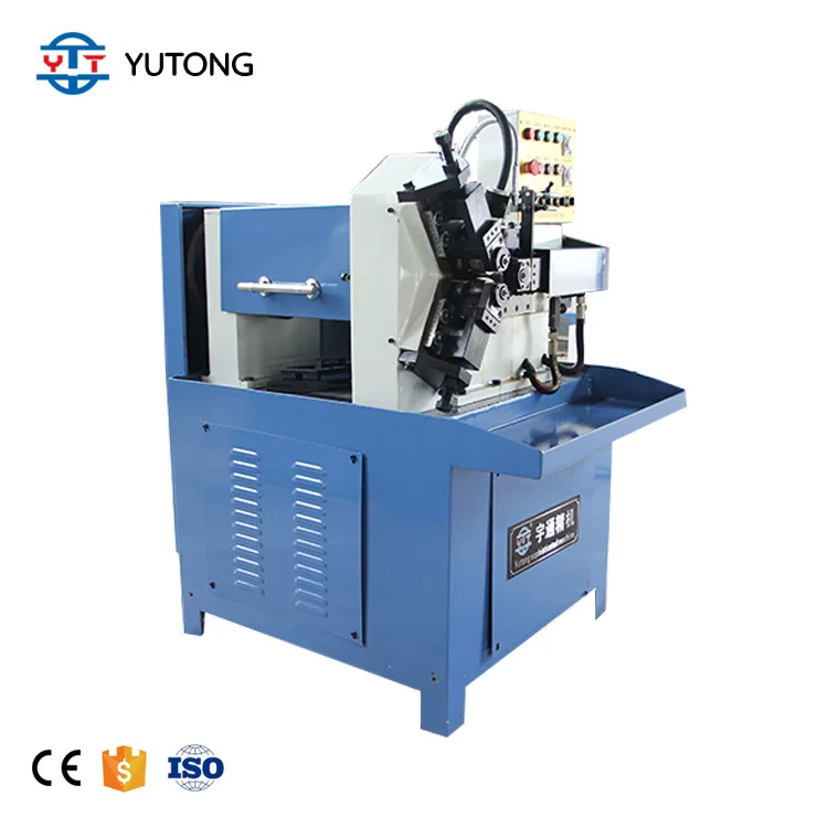 Three Axle electric driving thread rolling machine hydraulic 3 roller thread rolling machine