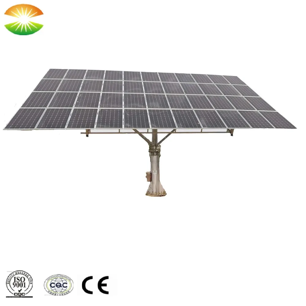 
10KW dual axis solar panels tracking system 