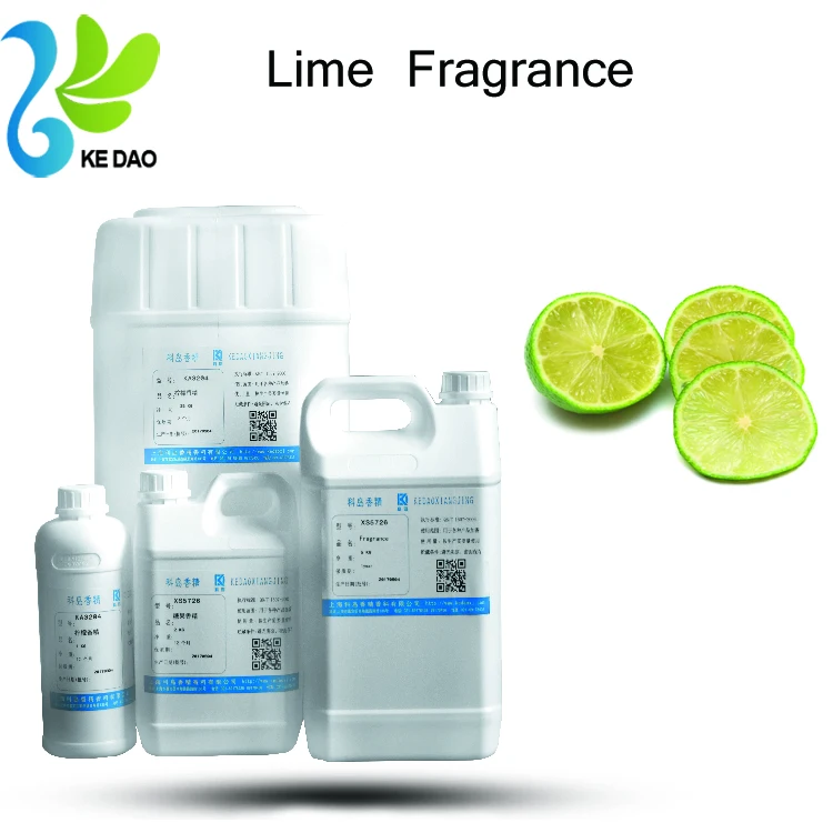100% pure lime fragrance used for soap