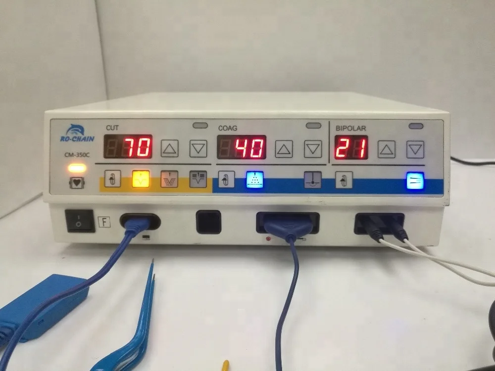 
Working Modes Portable Bipolar Cautery, Monopolar Electrosurgery, Monipolar Electrosurgical Unit RC-CM350C 400watts 6 2 Years 