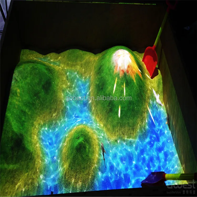 
interactive projection games amusement park AR products interactive fantastic sand table interactive floor game 