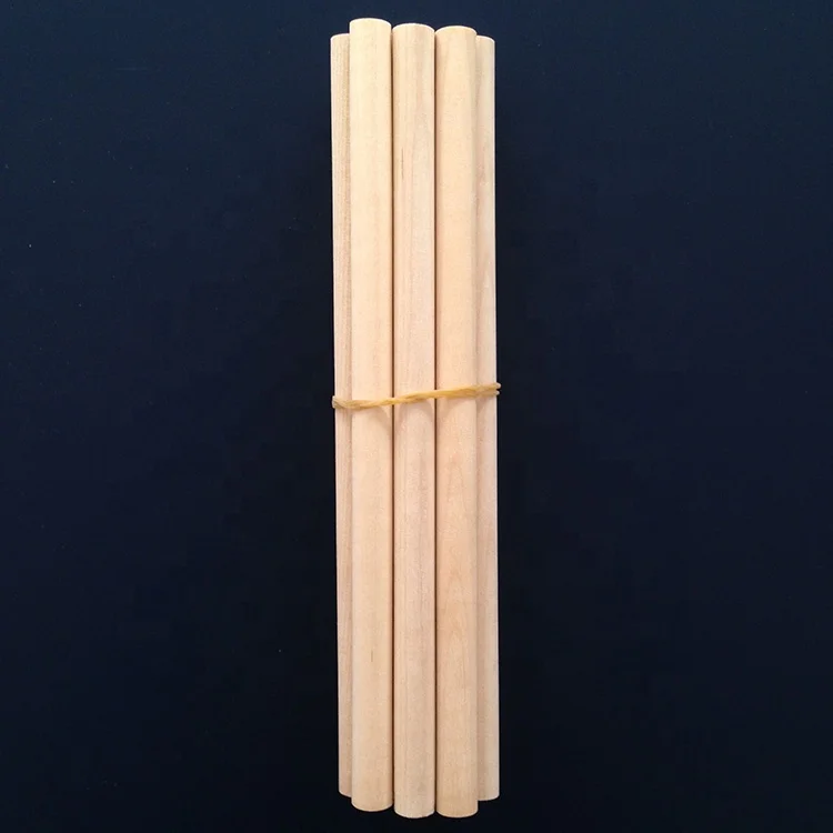 Natural Color Craft Wood  Dowel Rod From Heilongjiang Seller