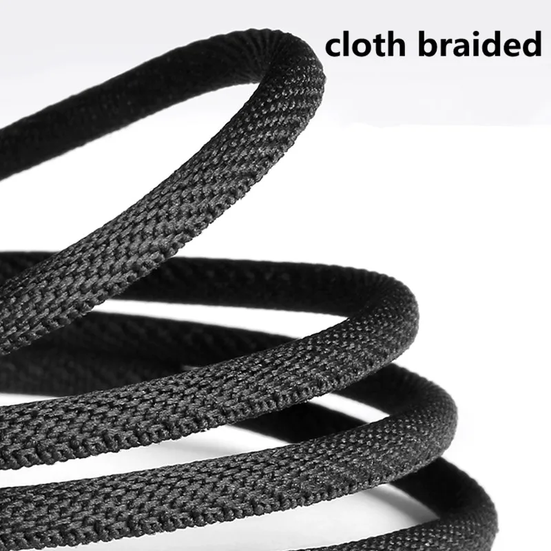 Ткань Плетеный + металл головок micro usb 5 pin кабель для передачи данных, micro usb кабель для samsung для huawei