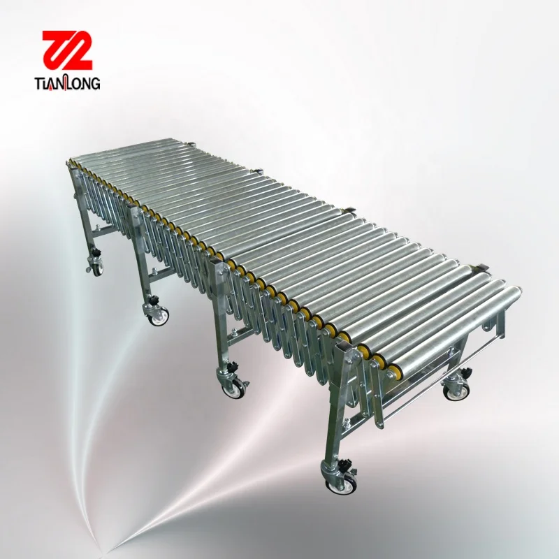 Tianlong Flexible Roller Conveyor for Material Transmission