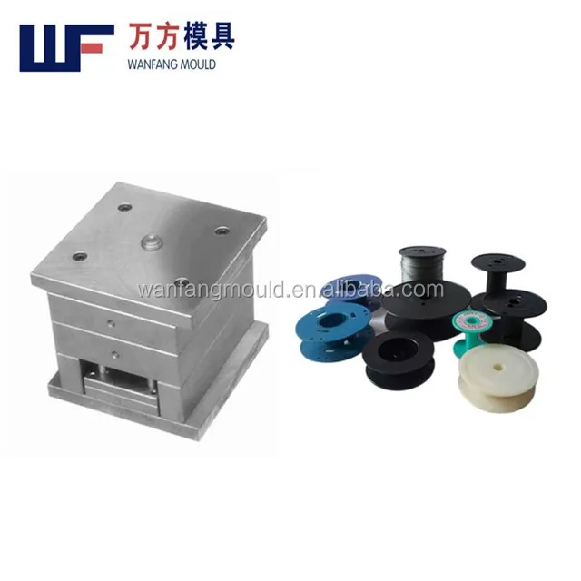 Custom high precision plastic injection reel mold for plastic wire coil mould maker