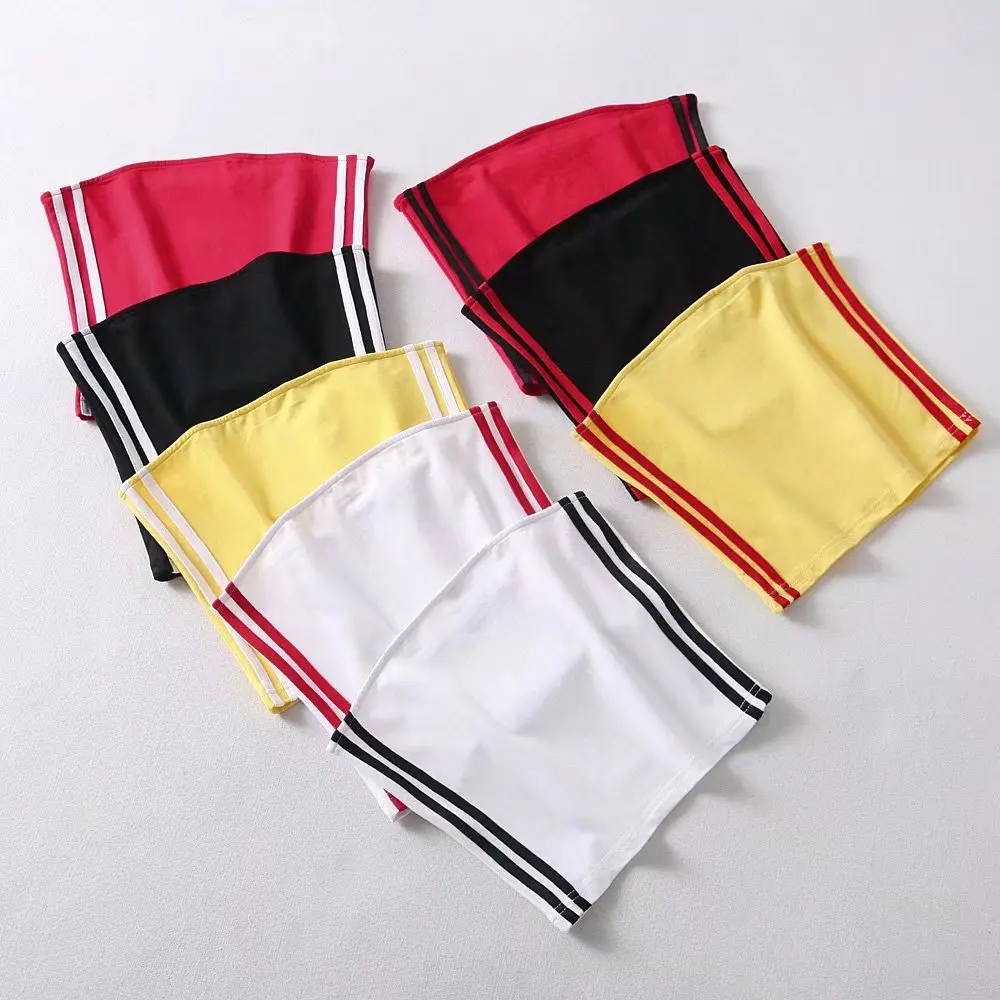 
Maxnegio strapless crop top custom top crop 