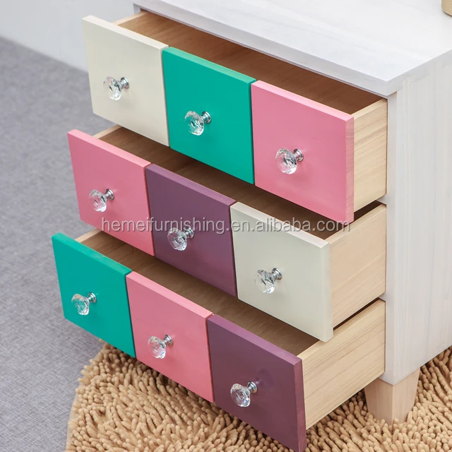 paulownia wooden and modern chests of drawers