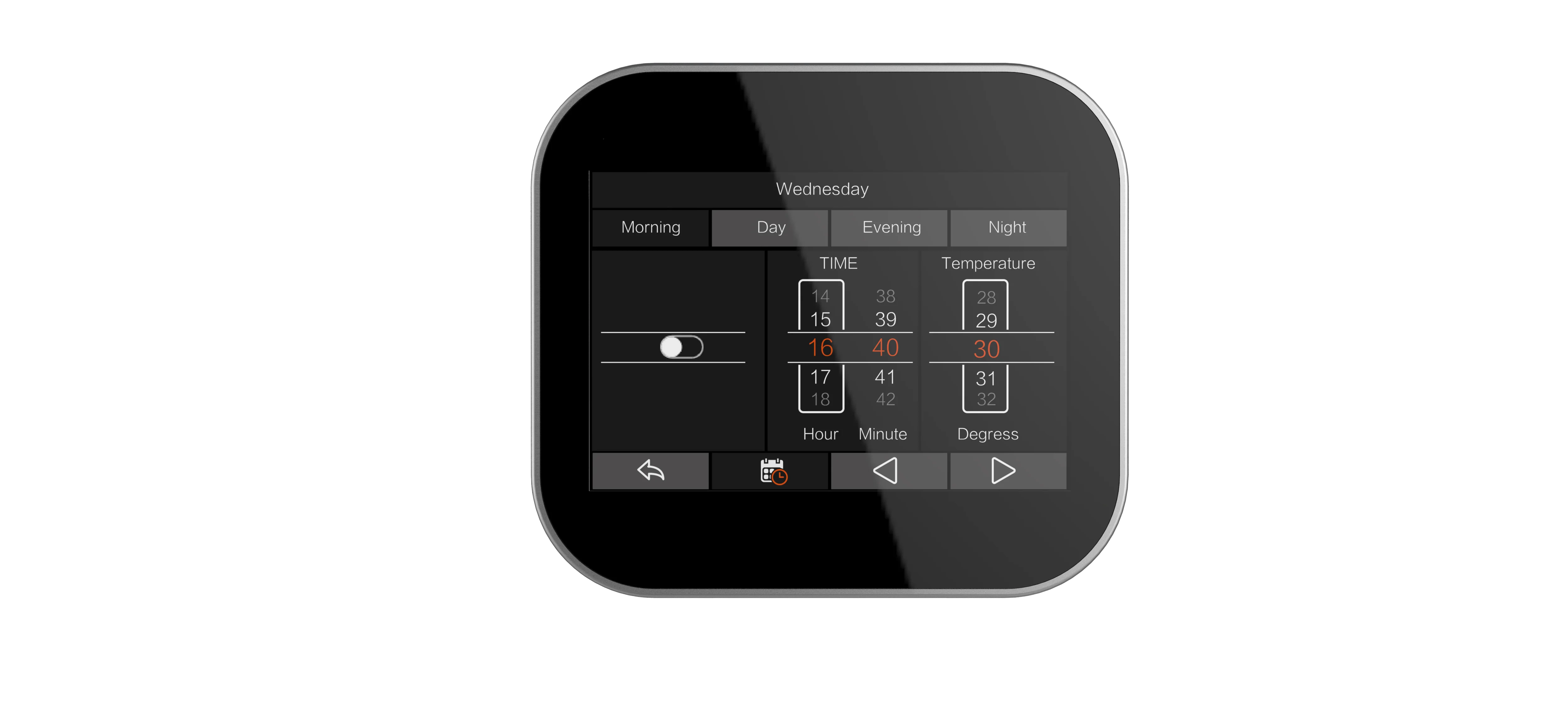 Wi-Fi gas boiler programmable thermostat