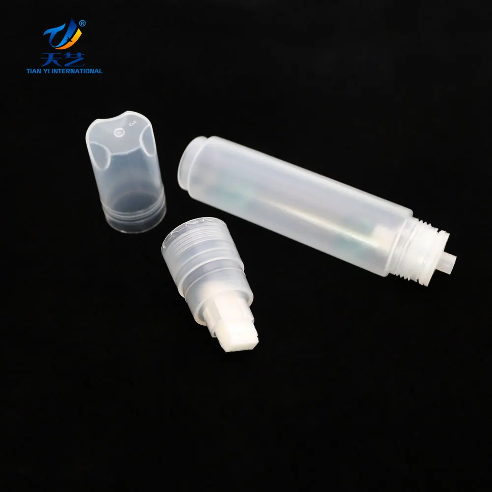 OEM Porosity Fiber Nib Plastic Body Empty Pigment Paint Marker Pen Empty Acrylic Marker Pens for Refillable Pigment Ink