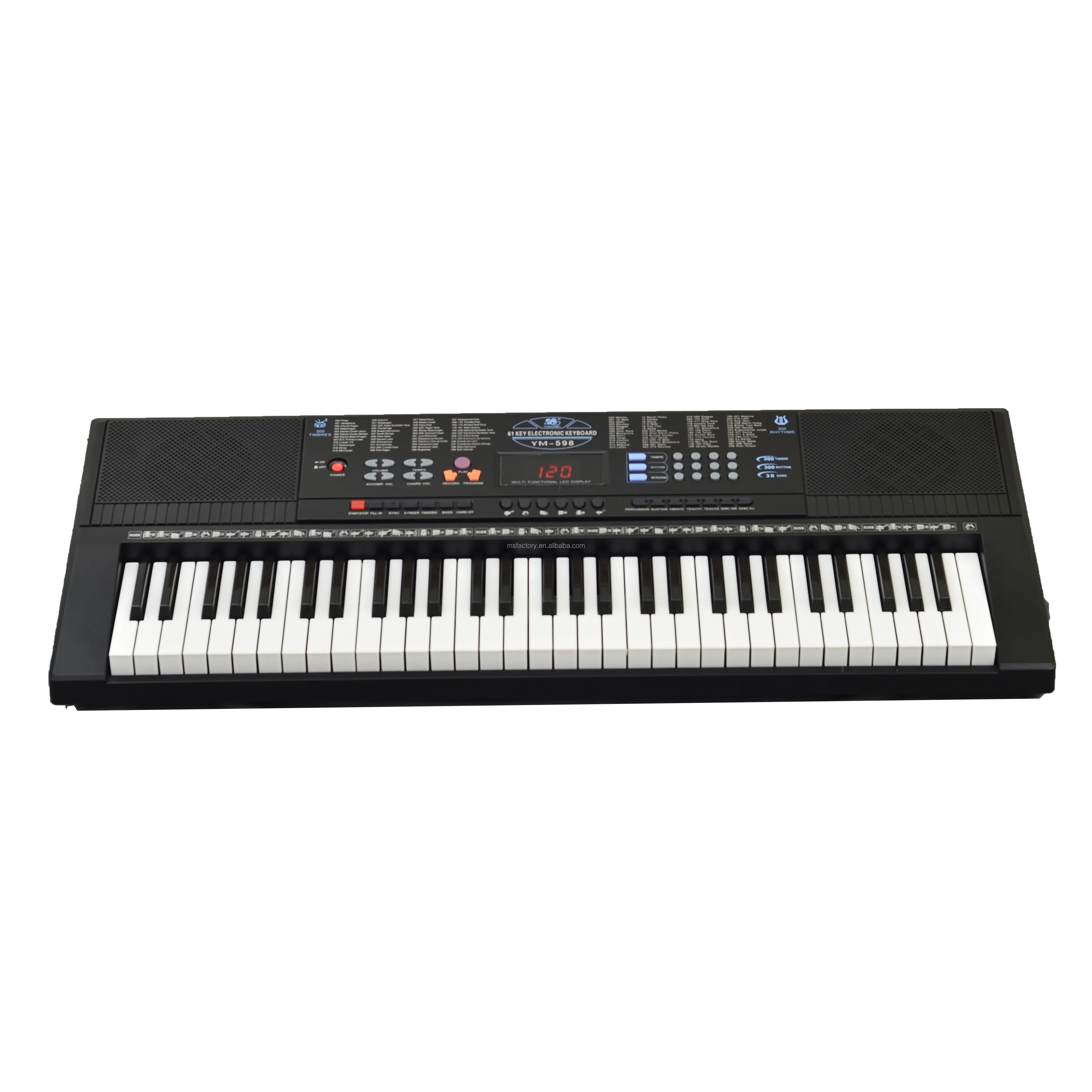 61 Keys 300 Rhythms 300 Tones Electronic Piano Electric Keyboard Children Organ