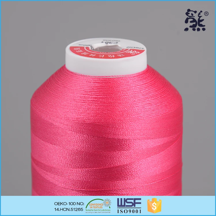 Sewing Thread for Embroidery 120D/2 Tex27 Ticket110 China Eco Friendly 100% Polyester High Tenacity Embroidery Thread,mercerized