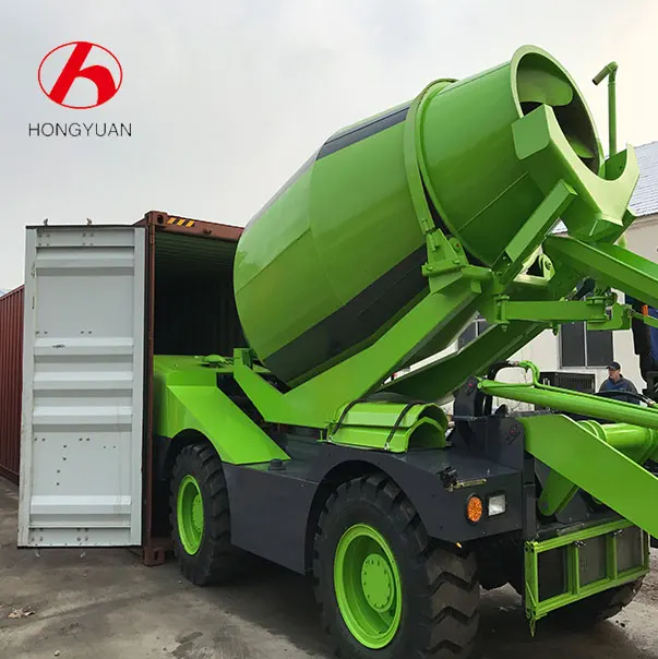 2018 Mini self loading concrete mixer truck with 4.0 capacity drum